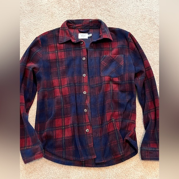 Eddie Bauer Red and Blue Plaid Jacket - Picture 1 of 2